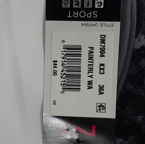 MAIDENFORM SPORTS BRA Mesh NWT DM7994 NEW Gray 36A - Picture 8 of 8